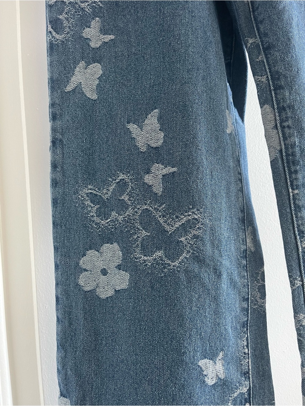 Levi’s Big Girls Butterfly Wide Leg jeans - Picture 2 of 12